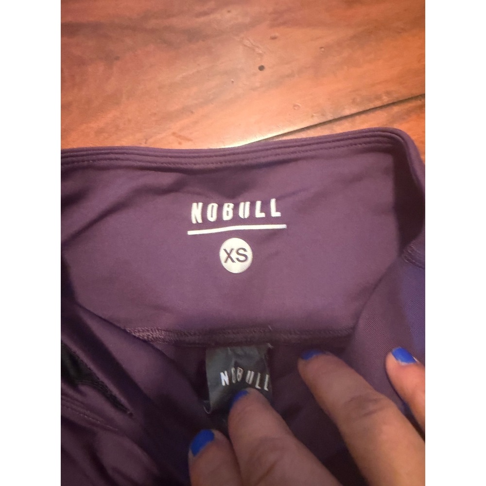 NOBULL High Rise Leggings Bundle Navy Blue Purple Crop Athletic Tights Womens XS - Picture 10 of 14